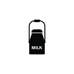 milk can icon vector illustration logo template simple design element