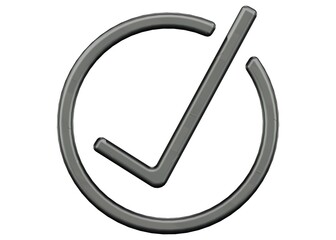 3d render of a symbol made of spheres