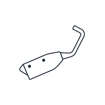 recommend clip art: muffler icon vector illustration logo template