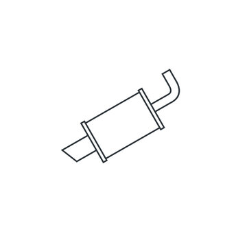 recommend clip art: muffler icon vector illustration logo template