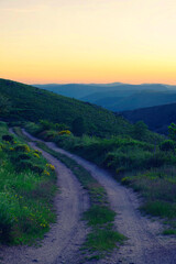 Coucher de soleil, Fraissinet de Lozère