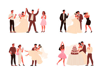 Wedding Ceremonies Compositions Set