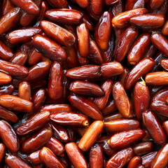 Seamless background of dates on flat surface. Minsk. Belarus.