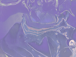 Rough Blot. Cosmic Pink Canvas. Hand Spot. Violet