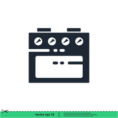 oven bakery icon vector illustration logo template