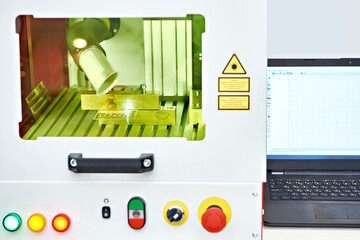 Laser precision cutting machine