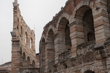 Verona, beautiful view of the historic center.