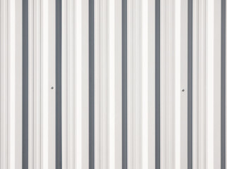 Obraz premium White metal mobile security fence, industrial construction site temporary movable corrugated wall structure simple abstract background texture, industrial factory steel backdrop, copy space, nobody