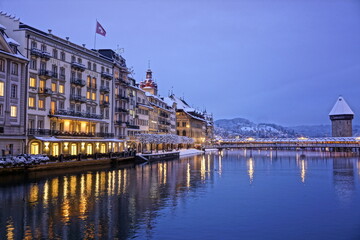 lake view early spring