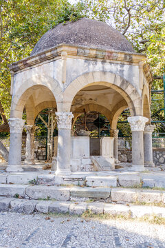 The Hippocrates sycamore is a specimen of Platanus orientalis under which, according to legend, Hippocrates of Kos taught his students the art of medicine Kos Island, Greece
