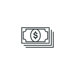money icon vector illustration logo template
