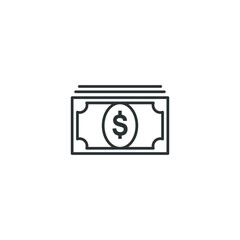 money icon vector illustration logo template