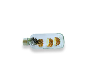 pineapple in bottle 