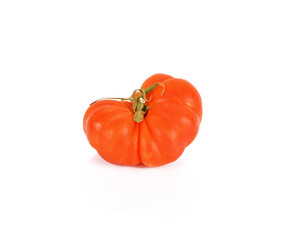 fresh tomatoes isolated on a white background