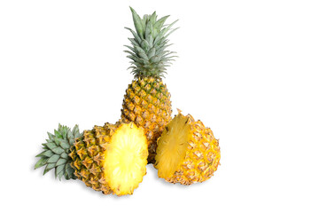 pineapple isolated on white