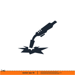 welding icon vector illustration logo template simple design element