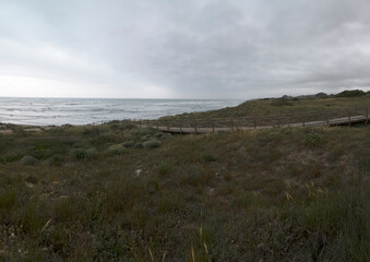 playa de cabopino desde las dunas de Artola, Marbella