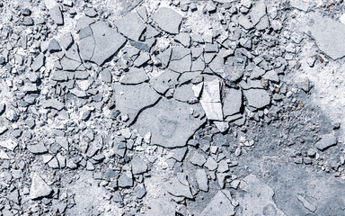 Cracked concrete as an abstract background.