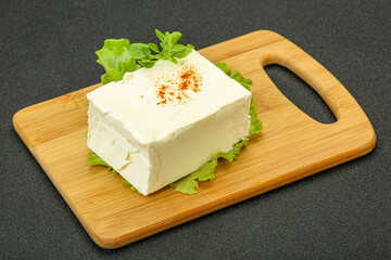 Greek traditional soft feta cheese