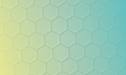 honeycomb yellow and green background