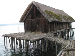  2009 - 06 - Bodensee - Pfahlbauten in Unteruhldingen 14 