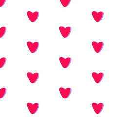 seamless pattern with hearts