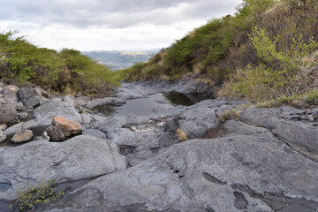 Fototapeta na wymiar River in Sensuikyo [April]