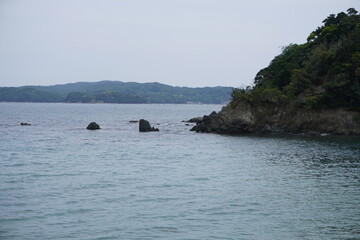 Fototapeta premium 海と山