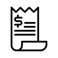 Fototapeta premium Invoice Icon