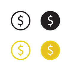Fototapeta premium Money vector icon
