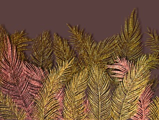 fern leaf background highlights textured 