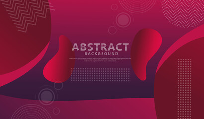 Dynamic style banner design with fluid color gradient elements