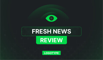 Fresh news review daily company web banner