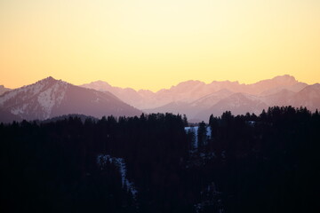 some mountains in bavaria