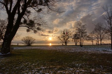  2021 - 01 - Lochau - Sonnenuntergang - Lochau - Sonnenuntergang 06 