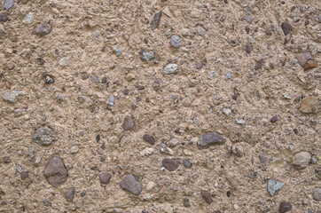 Old plaster of mud and straw close