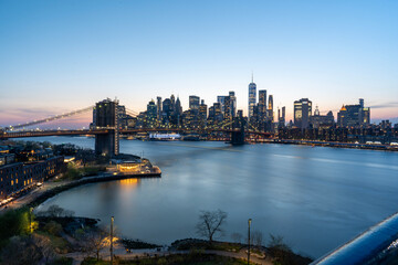 Naklejka na ściany i meble Manhattan skyline, New York city