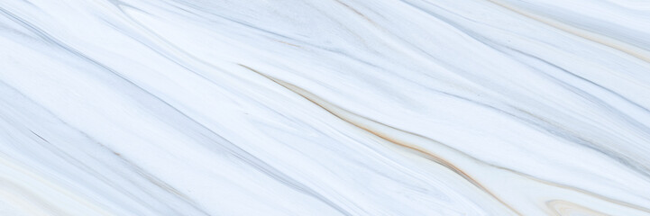 Obraz premium Marble rock texture blue ink pattern liquid swirl paint white dark that is Illustration panorama background for do ceramic counter tile silver gray that is abstract waves skin wall luxurious art ideas