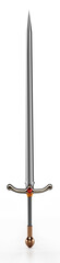 Sword isolated on white background. 3D illustration