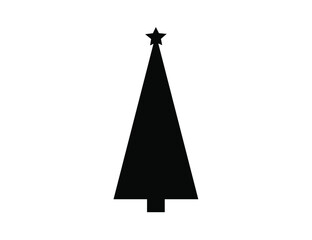 Christmas fir-tree. Icon. Park, forest. Vector image
