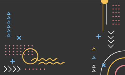 Abstract background element colorful design template