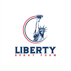 statue of liberty logo icon © erna
