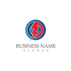 flash thunderbolt logo template