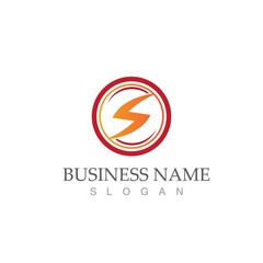 flash thunderbolt logo template