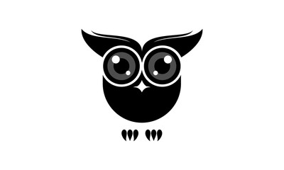 Funny owl icon