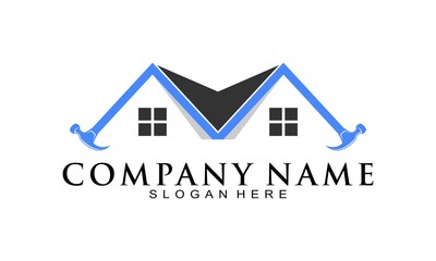 Hammer house elegant logo