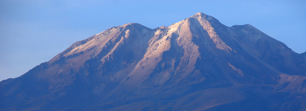 Misti or Putinaor Guagua Putina is a stratovolcano of andesite, dacite and rhyolite located in southern Peru near the city of Arequipa. With its seasonally snow-capped, symmetrical cone