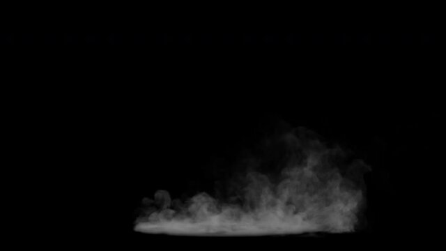 Smoke Loop with Alpha Channel. Element footage. You can place on footage or background and easier to change color.