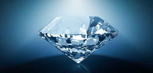 Perfect diamond precious gem jewelry.