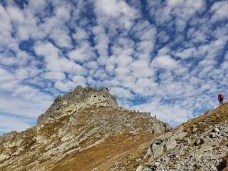 Fototapeta premium Cloudy sky in High Tatras